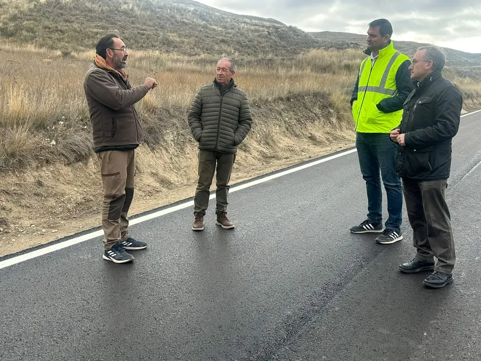La Diputaci&oacute;n de Teruel refuerza la carretera entre Torre los Negros y Barrachina