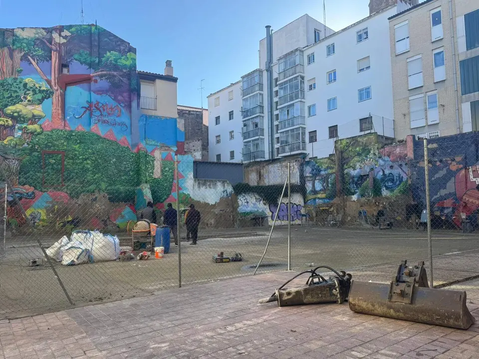El Ayuntamiento de Zaragoza acomete mejoras en el Solar del Circo Social de Las Armas