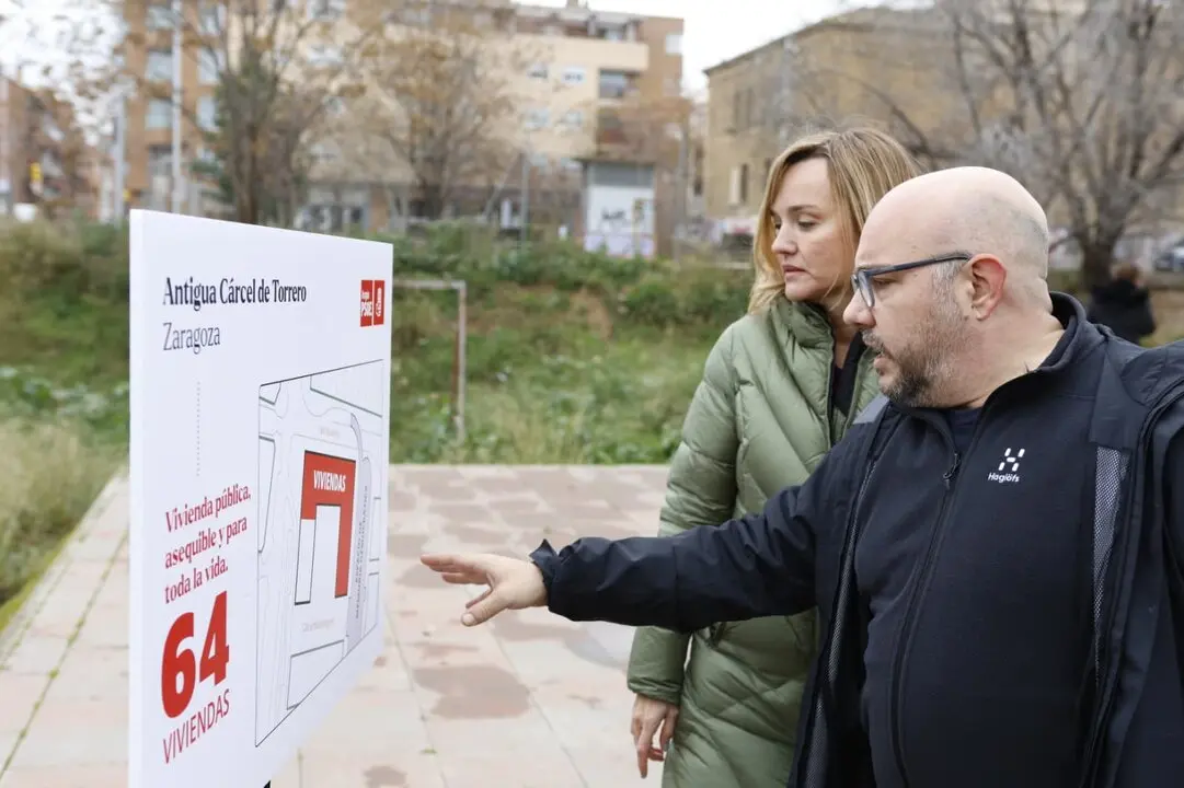 20260117 PSOE Pilar Alegr&iacute;a solar Torrero viviendas