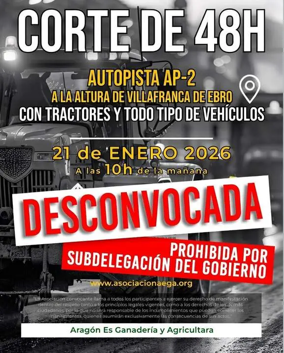 20260122 aega DESCONVOCADA el corte AP