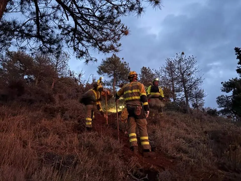 20260217 Teruel simulacro nocturno incendio forestal