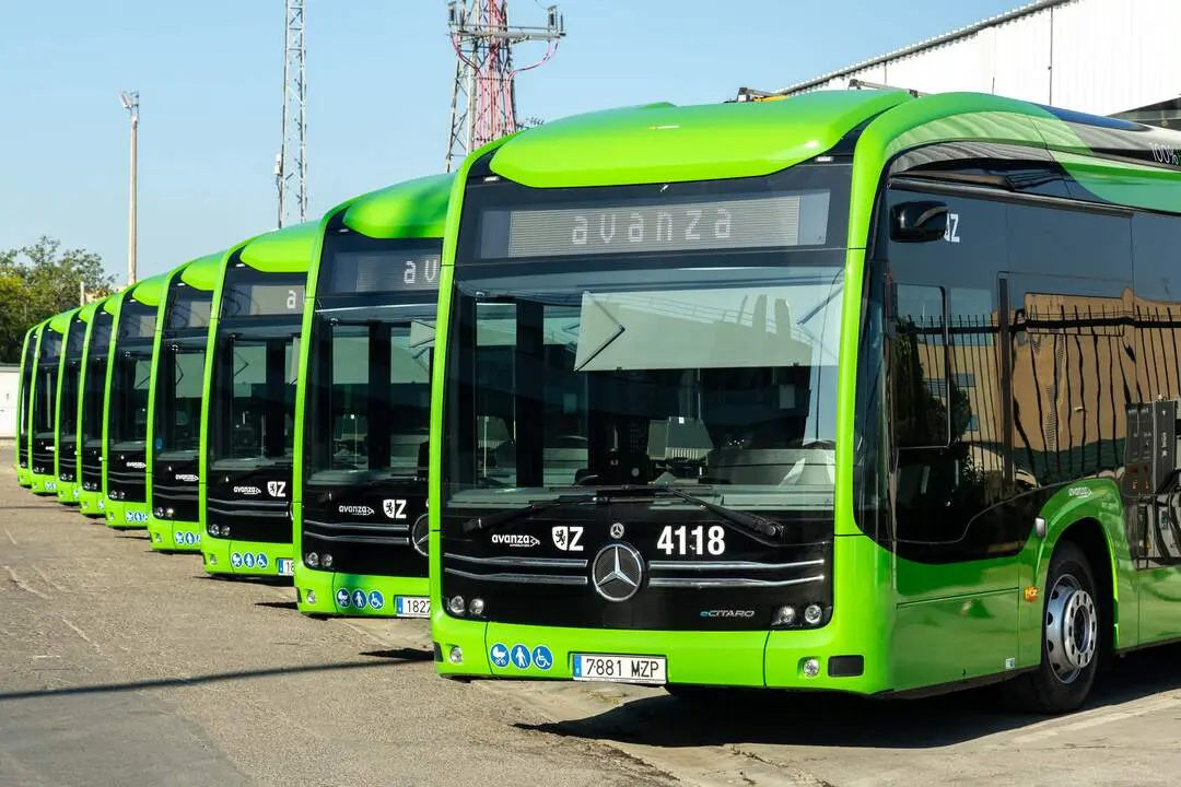 Nuevas once unidades de autobuses urbanos Mercedes-Benz del modelo eCitaro que entrar&aacute;n en funcinamiento en estos d&iacute;as