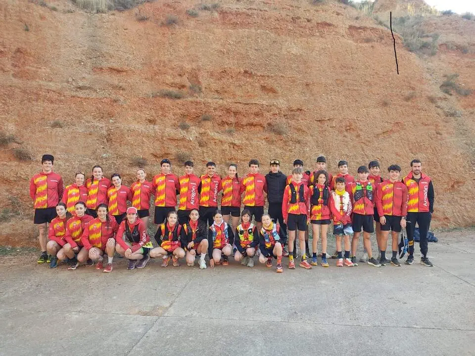 20260223 Trail Daroca Equipo juvenil de la FAM