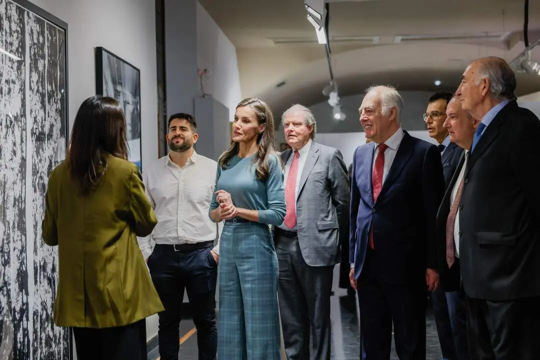 20260224 S.M la Reina visita el centro de Fundaci&oacute;n Ibercaja en Huesca