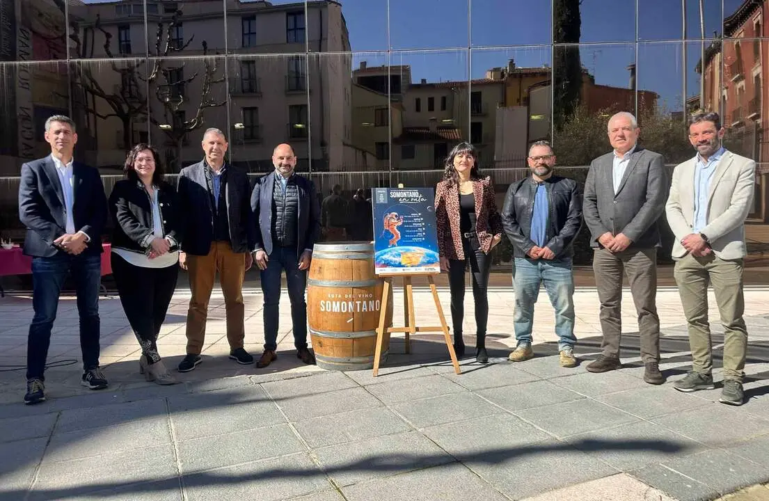 20260316 SOMONTANO RUTA Sa&uacute;l P&eacute;rez, Patricia Rivera, Sergio Serra, Fernando Torres, Clara Bosch, Albert Carbonell, Francisco Berroy y Enrique Pueyo