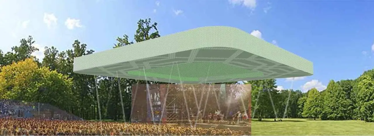 20260322 Zaragzoa reforma quiosco Parque La Aljaferia
