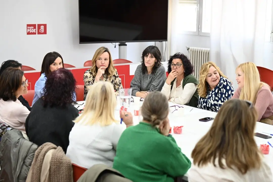 20260327 PSOE Fotograf&iacute;a de la reuni&oacute;n de Pilar Alegr&iacute;a con trabajadoras y representantes del sector de la Dependencia.