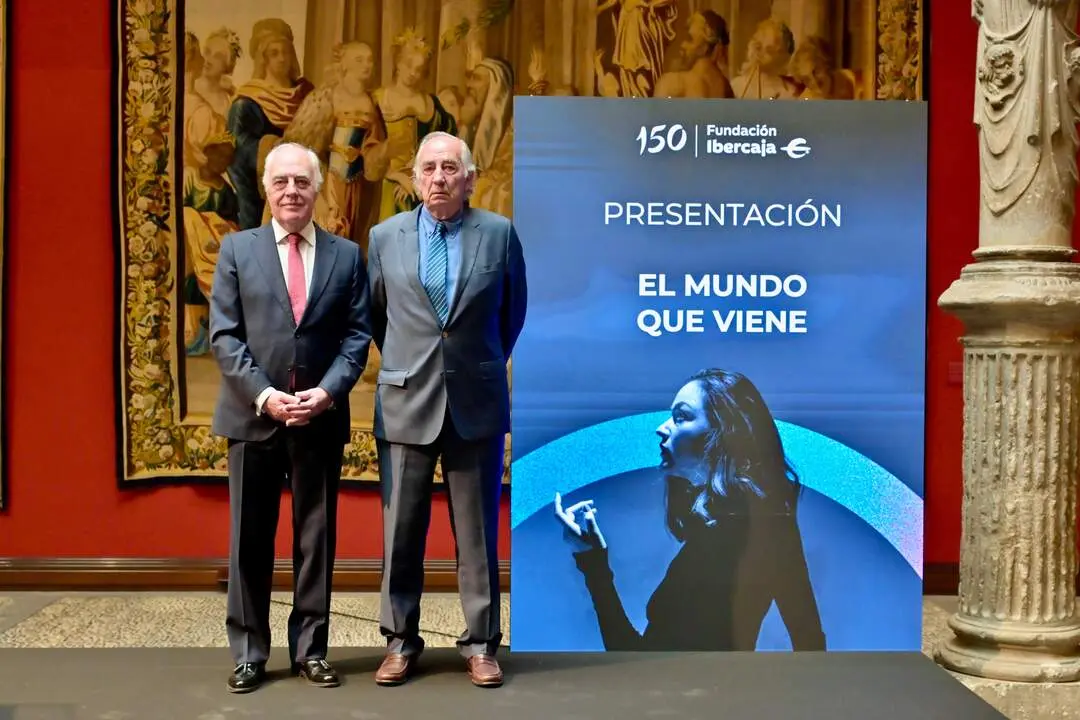 20260420 Presidente y director general de Fundaci&oacute;n Iberca en la presentaci&oacute;n Congreso El mundo que viene