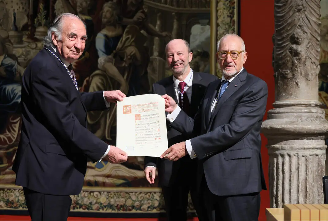 20260506 Nombramiento del presidente de Fundaci&oacute;n Ibercaja, Amado Franco Lahoz, como Acad&eacute;mico de la Real Academia de Ciencias de Zaragoza