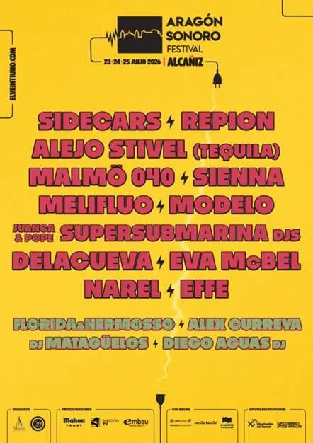 20260507 Alca&ntilde;iz Cartel Arag&oacute;n Sonoro