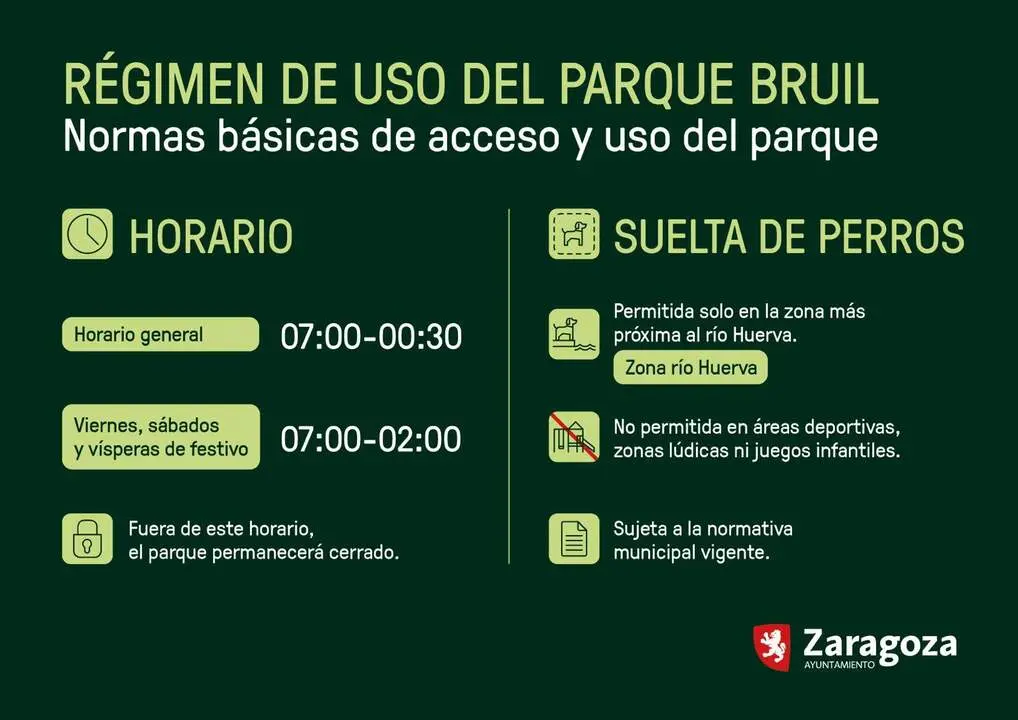 20260515 Zaragoza Cartel_Uso_y_Horario_parque_Bruil