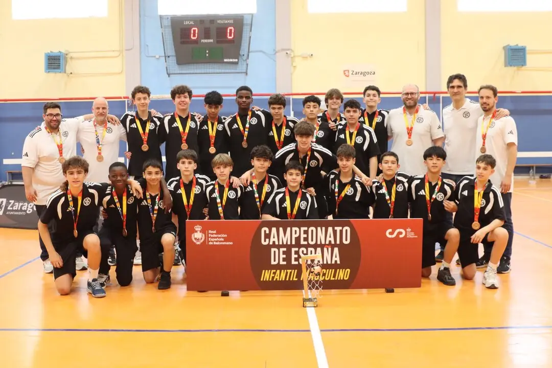 20260524 Balonmano Dominicos firma la medalla de bronce en el Campeonato de Espa&ntilde;a infantil que se ha celebrado en Zaragoza