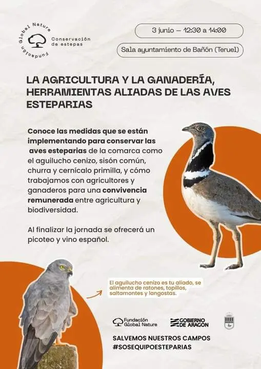 20260525 Ba&ntilde;on agricultura aves esteparias