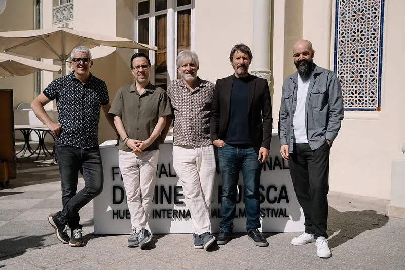 20260612 Jos&eacute; Alberto Andr&eacute;s Lacasta, Germ&aacute;n Roda, Gaizka Urresti, Javier Calvo y Nacho Lasierra. FOTO - Ana Escario (El Estudio)