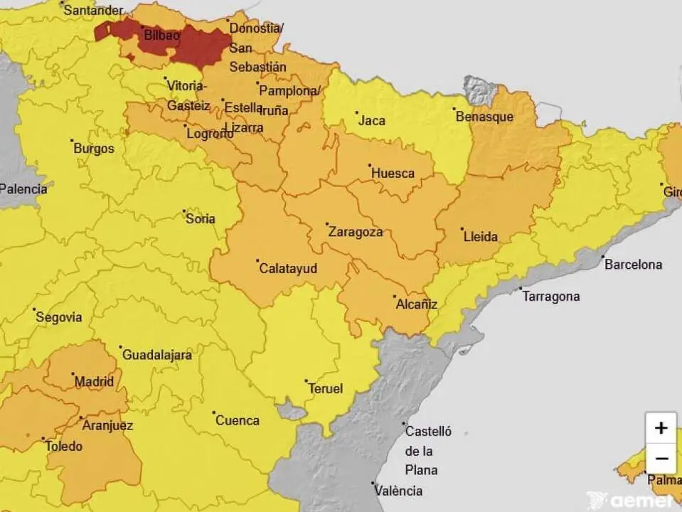 20260620 aragon alerta naranja temperatura maximas