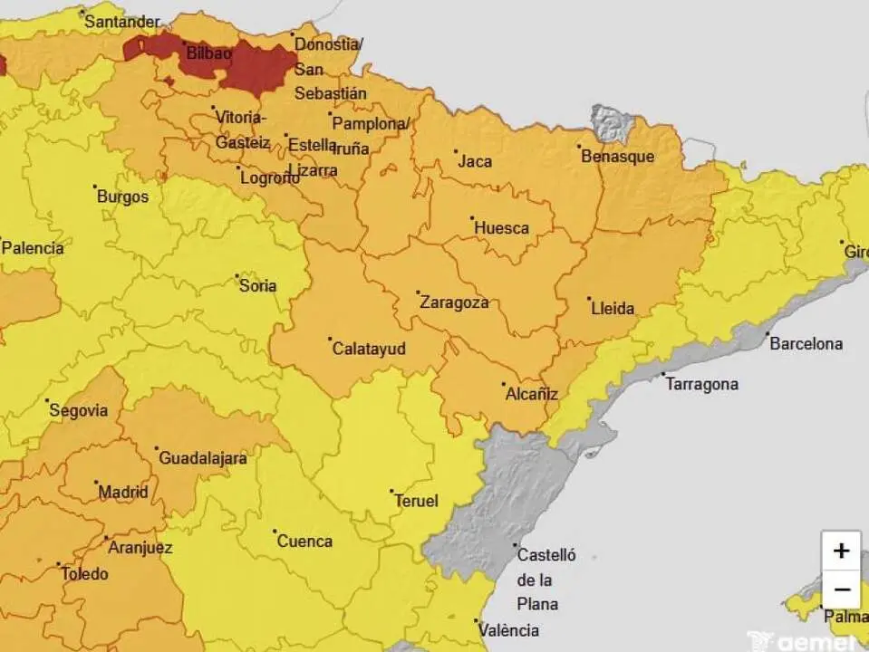 20260622 alerta metereologica aragon naranja