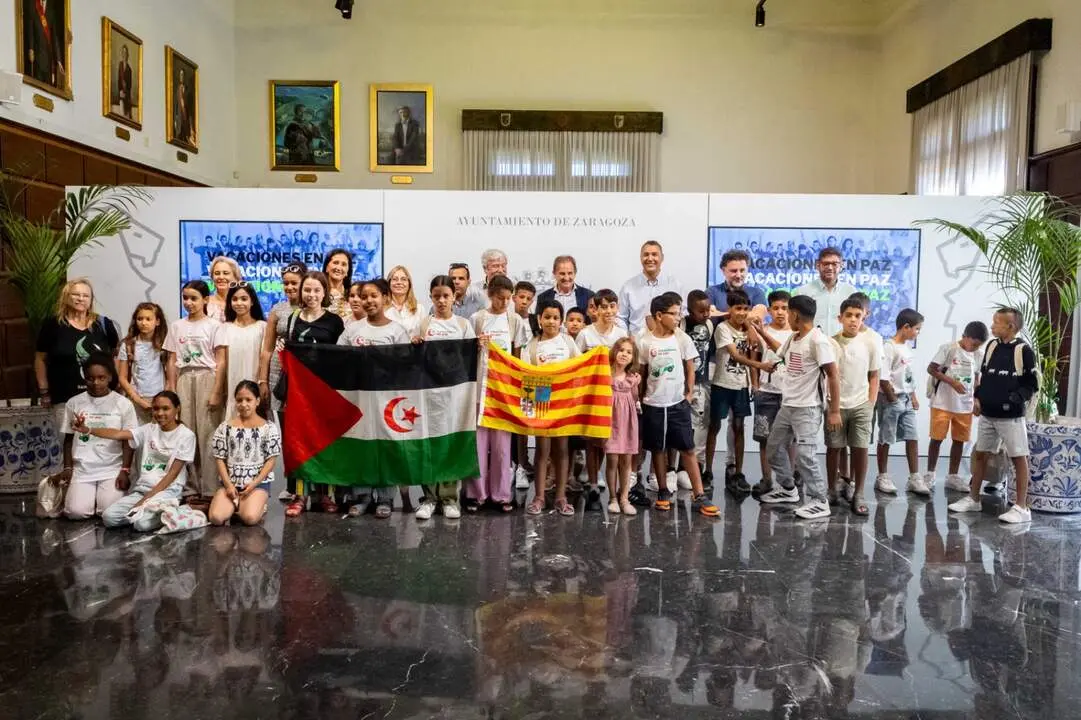 20260703 zaragoza ni&ntilde;os saharauis vacaciones en paz