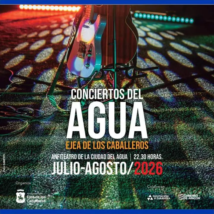 20260708  Conciertos del Agua Ejea Cartel