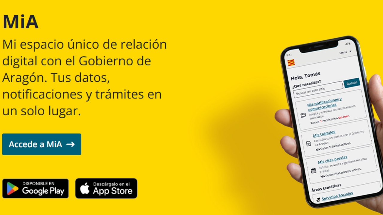 MIA Arag&oacute;n app