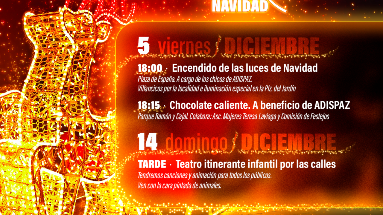 La Almunia inaugura su Navidad m&aacute;s dulce con el inicio del puente de diciembre