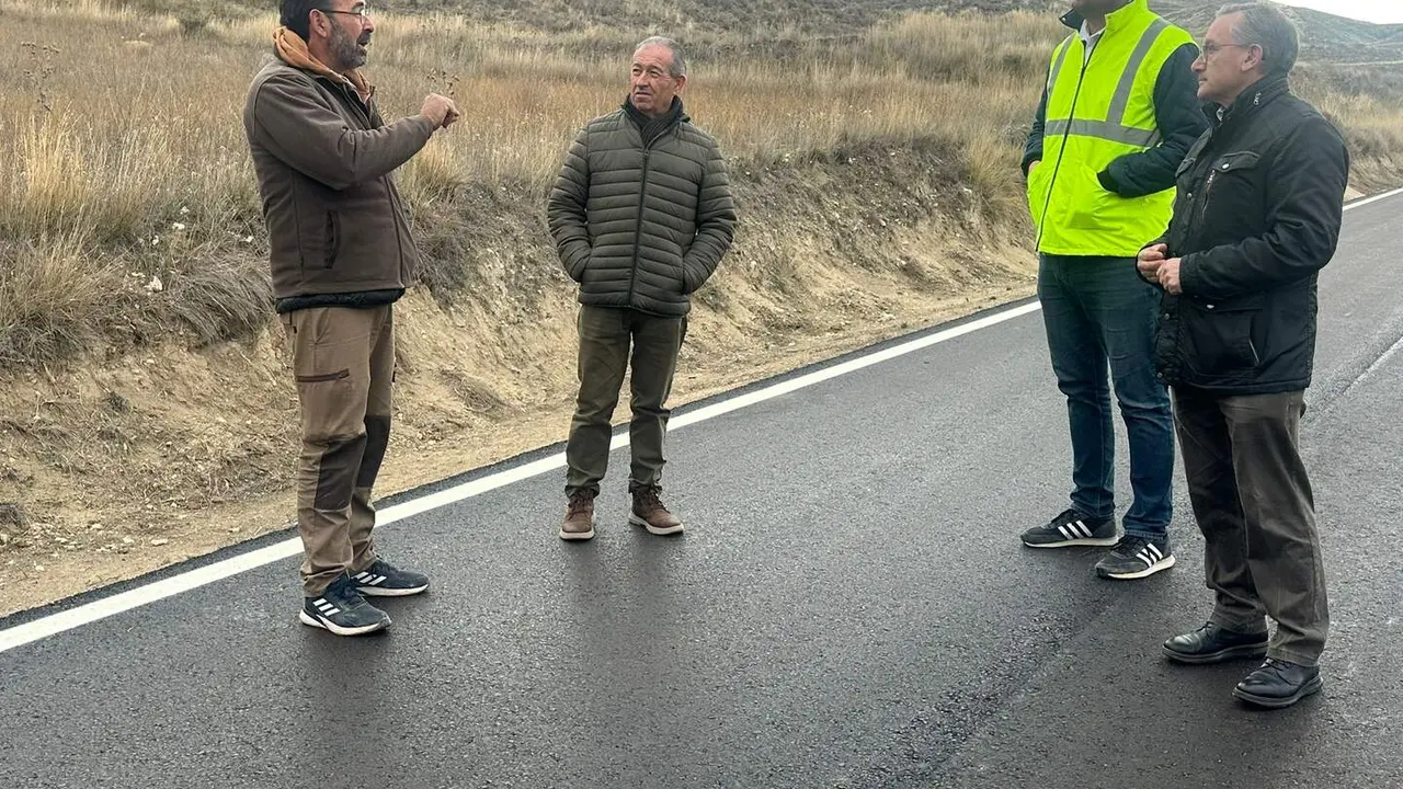 La Diputaci&oacute;n de Teruel refuerza la carretera entre Torre los Negros y Barrachina