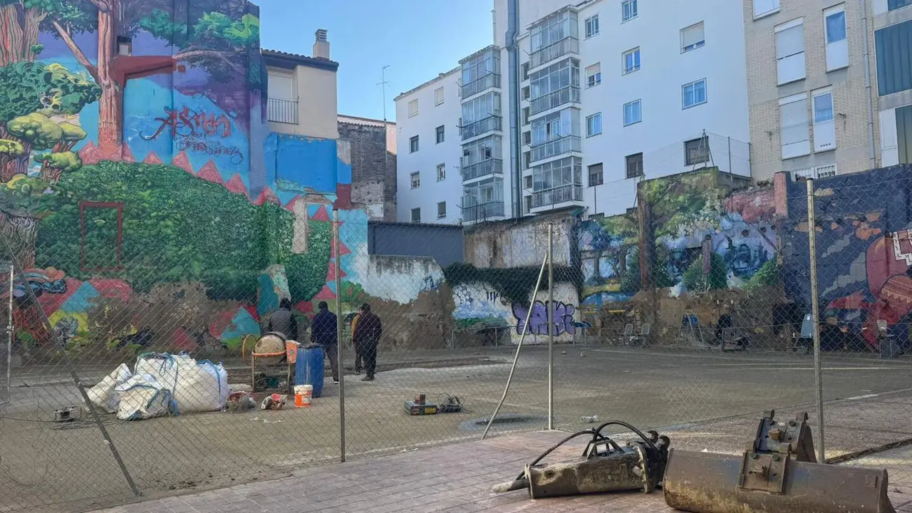 El Ayuntamiento de Zaragoza acomete mejoras en el Solar del Circo Social de Las Armas