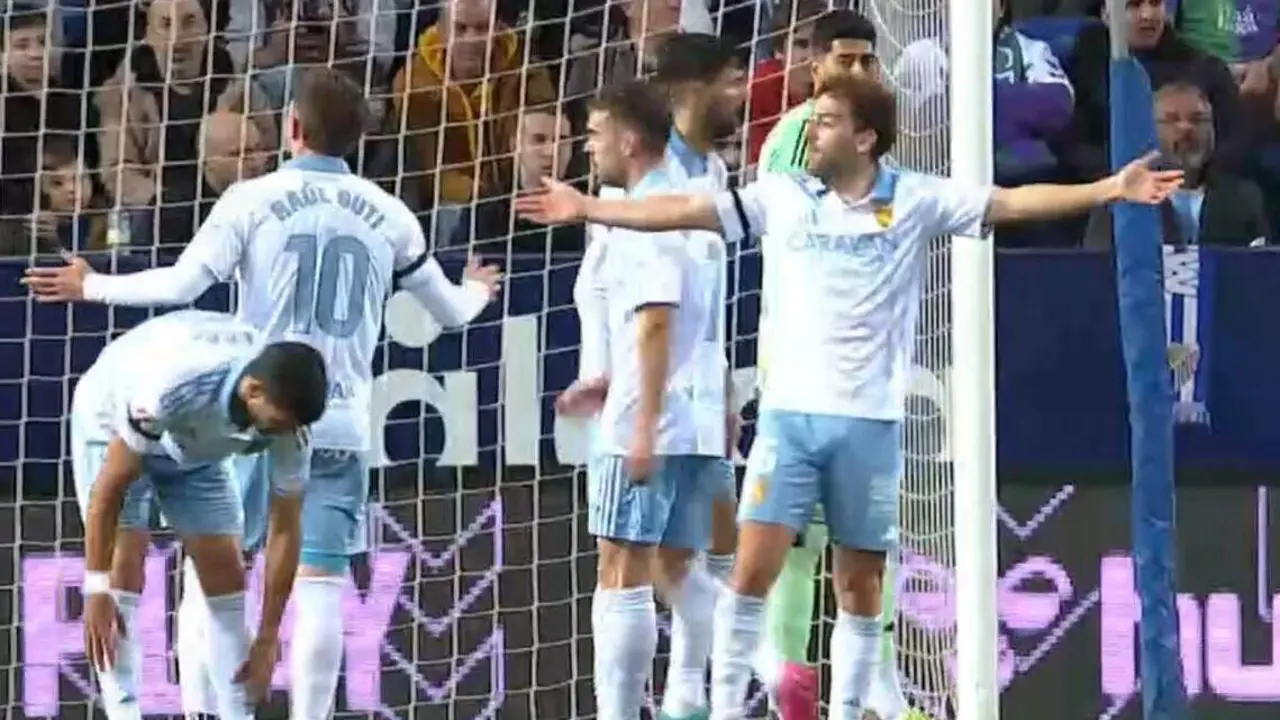 M&aacute;laga CF y Real Zaragoza firman tablas en La Rosaleda (1-1)