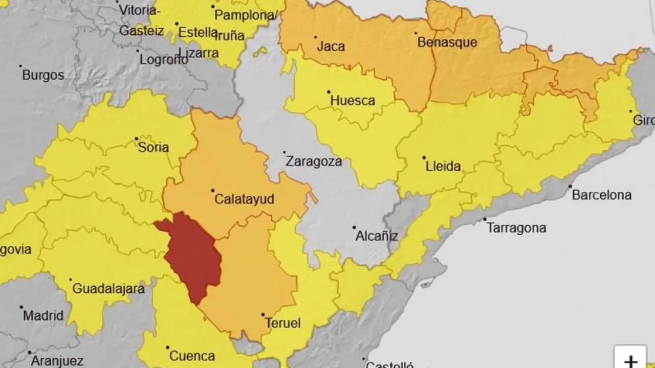 20260106 alerta naranja clima invierno aragon
