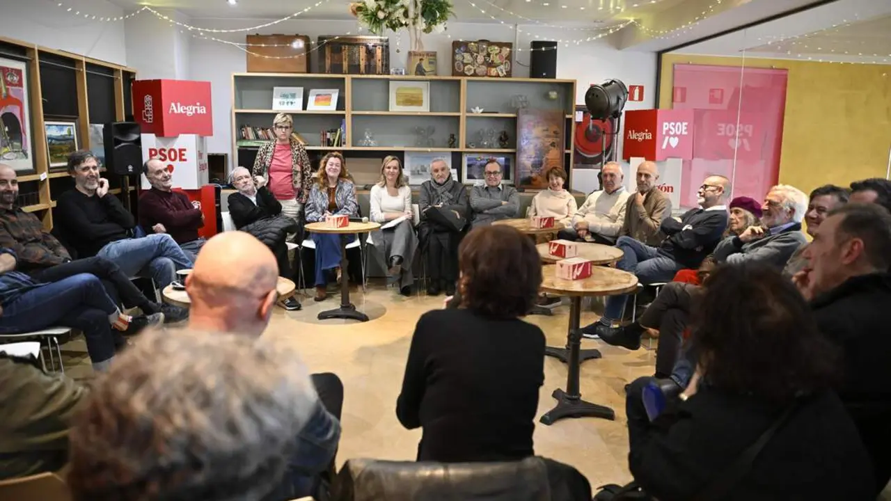 20260113 PSOE reuni&oacute;n Pilar Alegr&iacute;a reui&oacute;n cultural