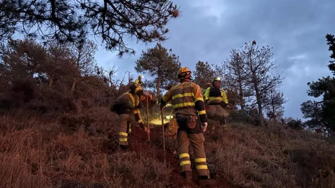 20260217 Teruel simulacro nocturno incendio forestal
