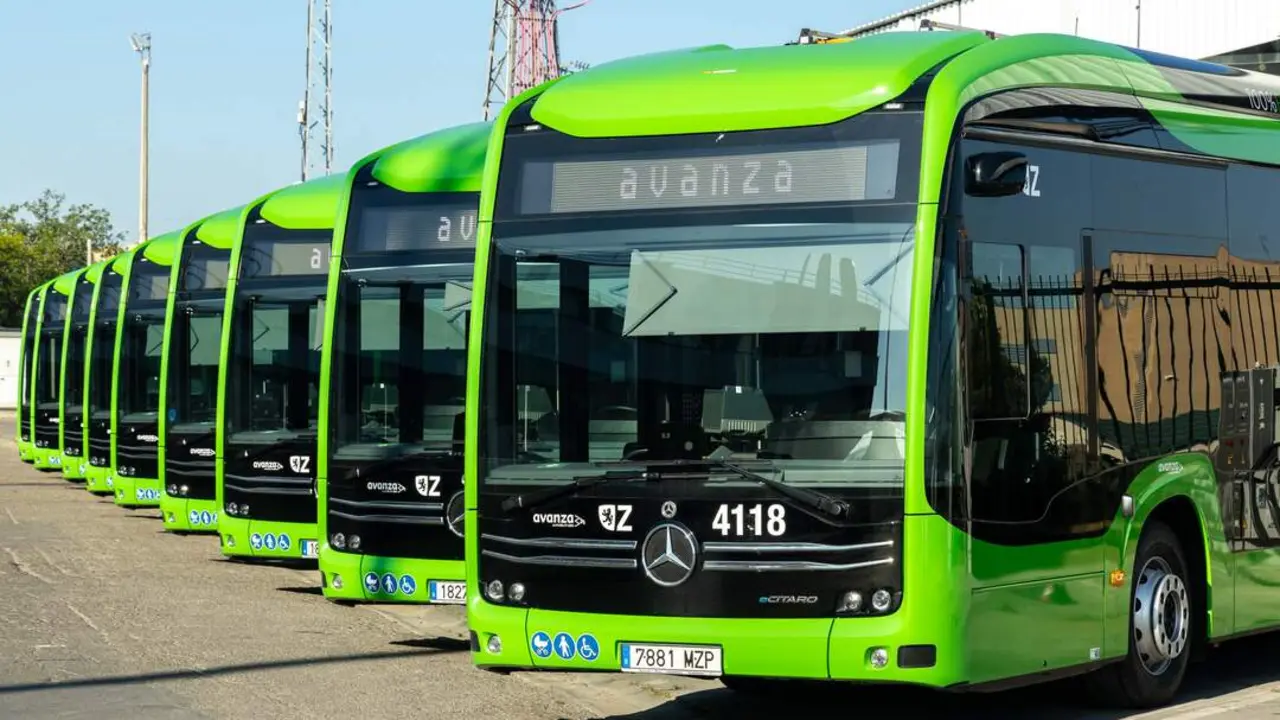 Nuevas once unidades de autobuses urbanos Mercedes-Benz del modelo eCitaro que entrar&aacute;n en funcinamiento en estos d&iacute;as