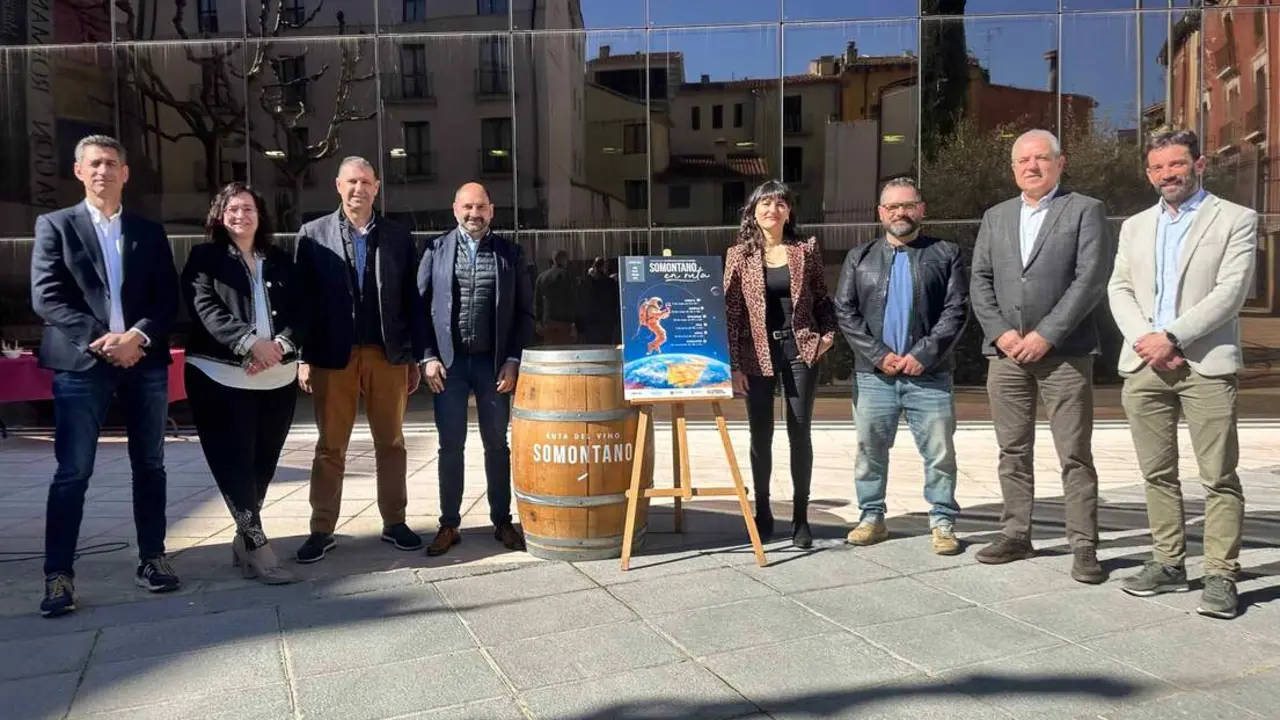 20260316 SOMONTANO RUTA Sa&uacute;l P&eacute;rez, Patricia Rivera, Sergio Serra, Fernando Torres, Clara Bosch, Albert Carbonell, Francisco Berroy y Enrique Pueyo
