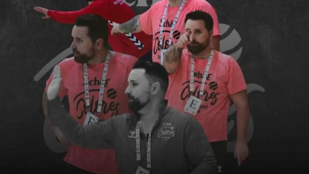 20260401 Balonmano Schar Colores entrenador MARIO