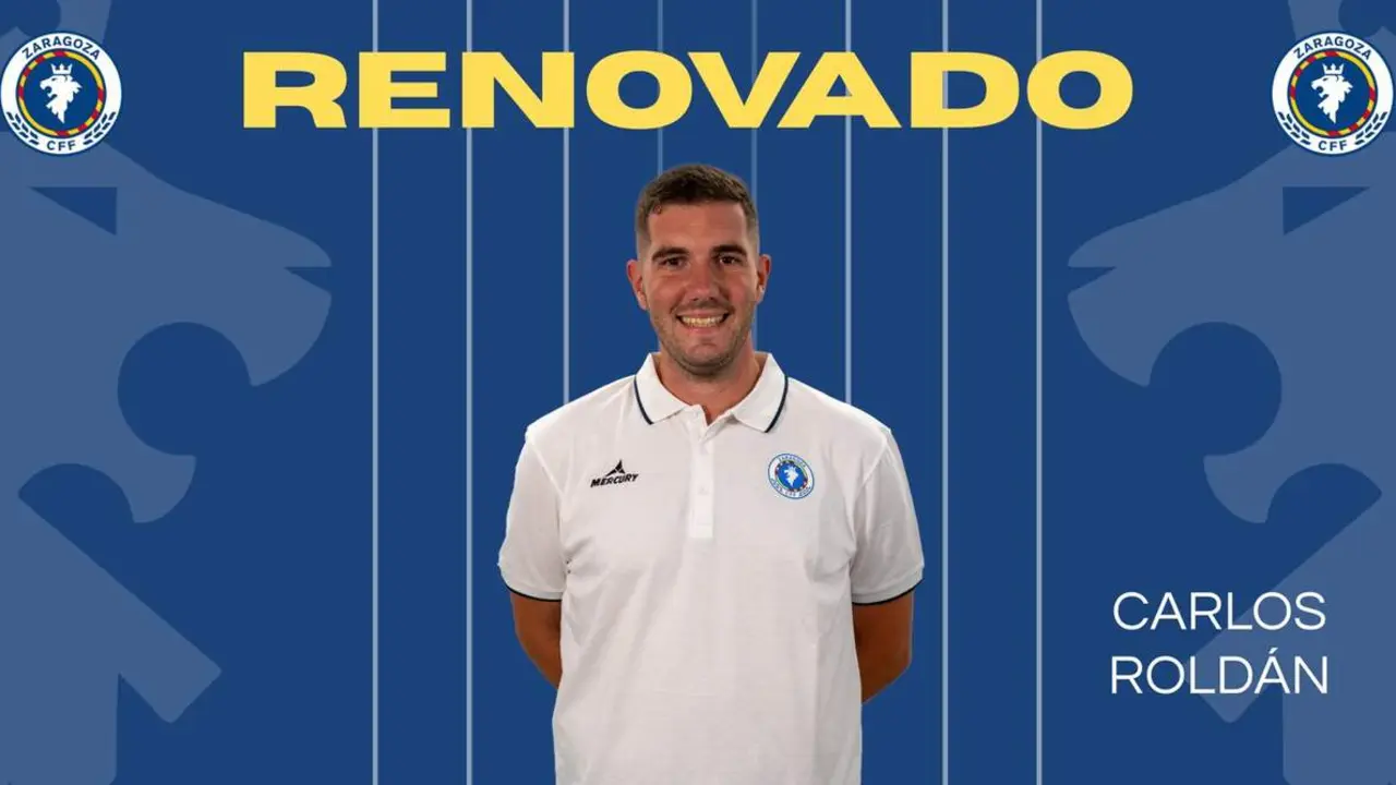 2060403 CFF Zaragoza entrenador Carlos Roldan