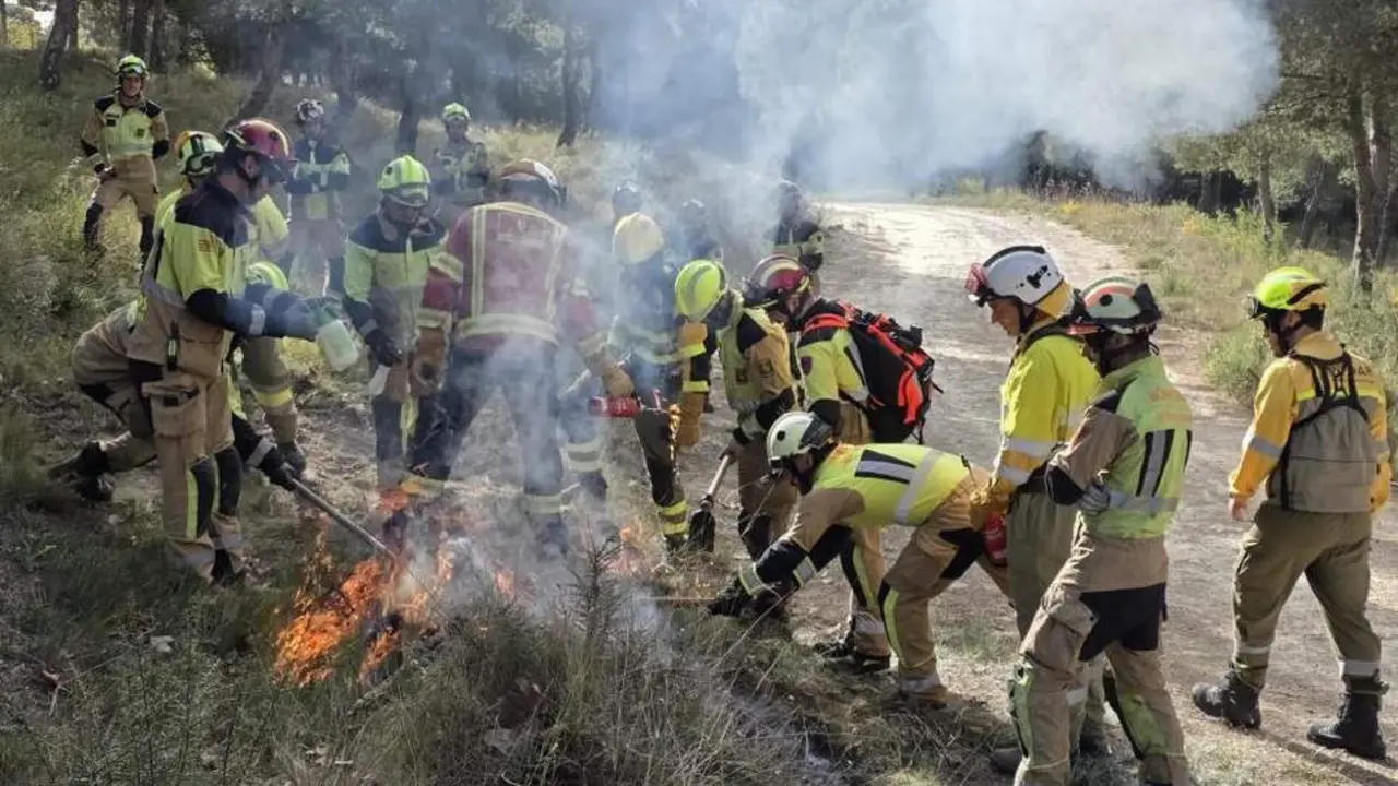 20260409 Emergencias simulacro incendio La Muela