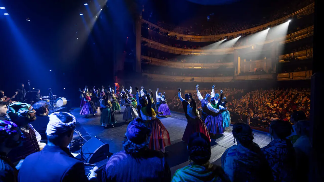 Gala Arag&oacute;n, tierra de jota en el Teatro Real de Madrid / 02-04-2025 / Foto Enrique Cidoncha