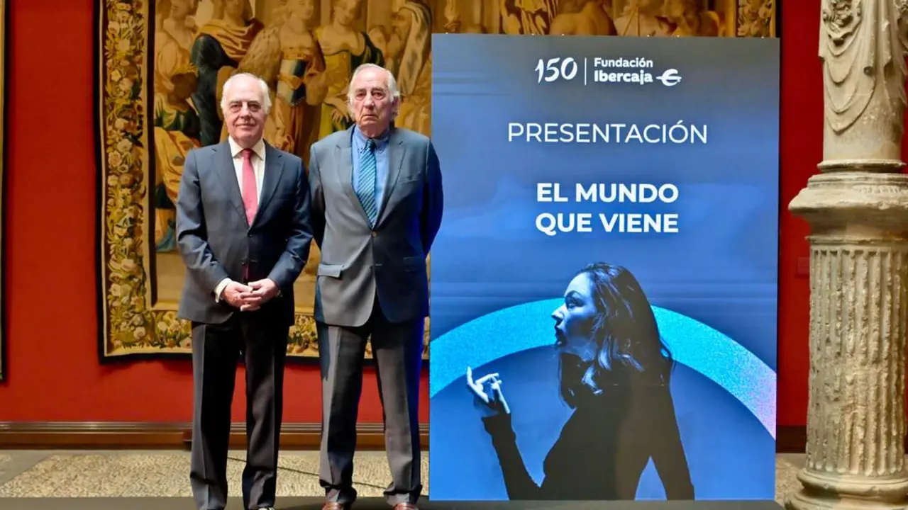 20260420 Presidente y director general de Fundaci&oacute;n Iberca en la presentaci&oacute;n Congreso El mundo que viene