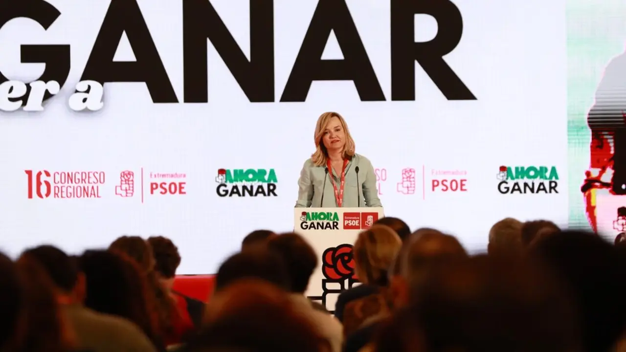 20260427 PSOE Intervenci&oacute;n de Pilar Alegr&iacute;a XVI Congreso PSOE Extremadura
