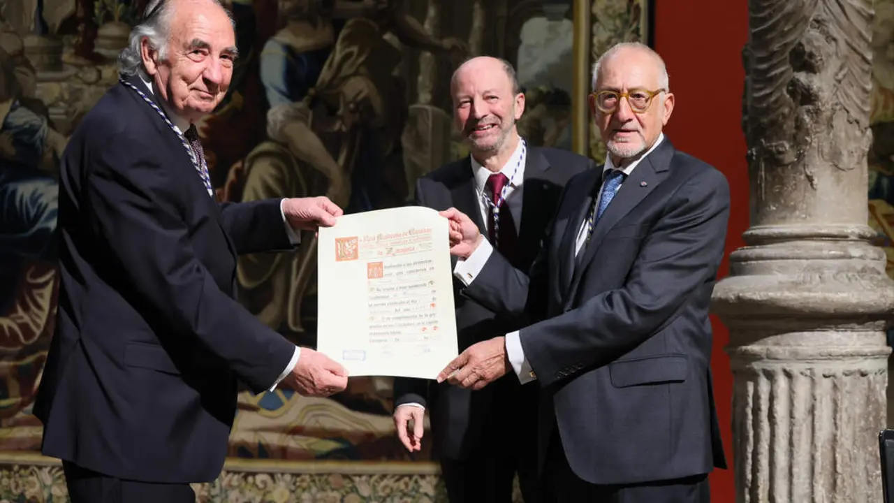 20260506 Nombramiento del presidente de Fundaci&oacute;n Ibercaja, Amado Franco Lahoz, como Acad&eacute;mico de la Real Academia de Ciencias de Zaragoza