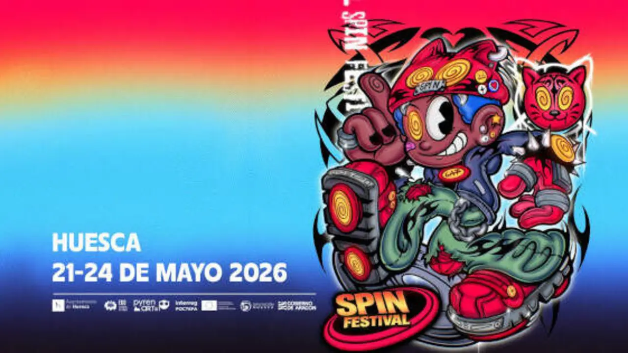 20260515 Huesca banner spin festival 2026