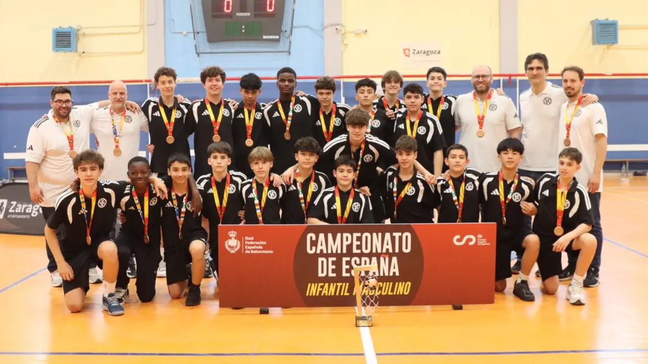 20260524 Balonmano Dominicos firma la medalla de bronce en el Campeonato de Espa&ntilde;a infantil que se ha celebrado en Zaragoza