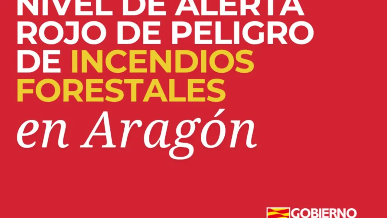 20260618 alerta roja incendios 3 zonas aragon
