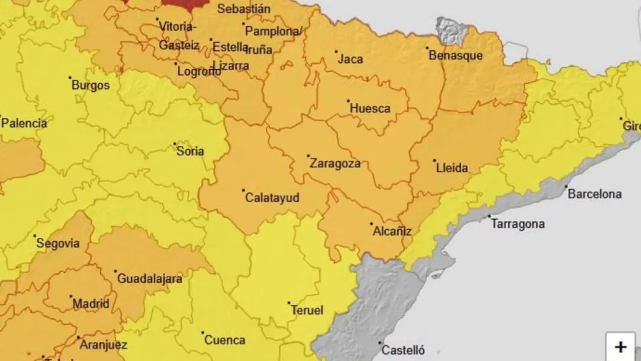 20260622 alerta metereologica aragon naranja