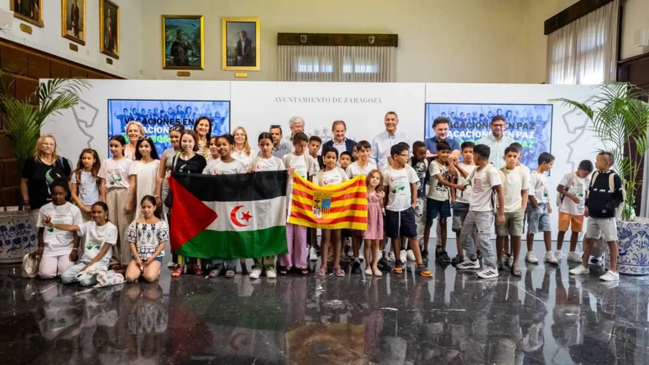 20260703 zaragoza ni&ntilde;os saharauis vacaciones en paz
