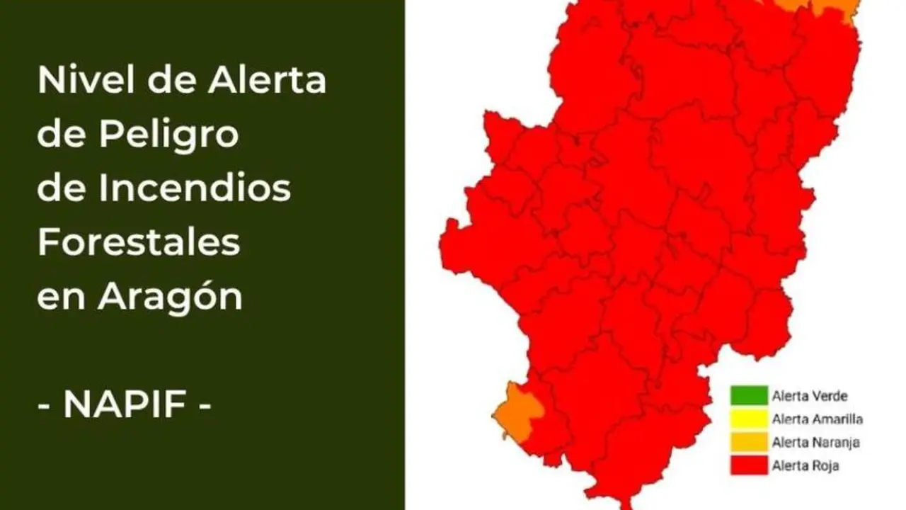20260706 aragon alerta roja incendios forestales