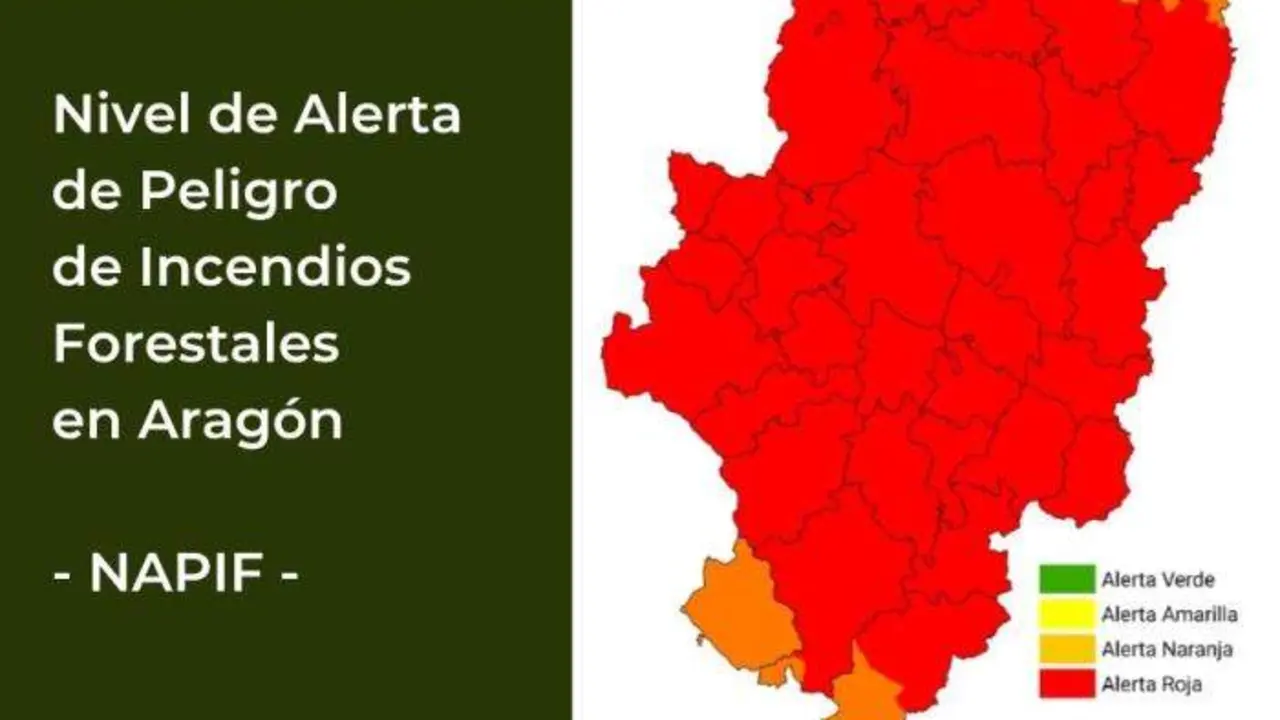 20260708 aragon incendios forestales alerta roja