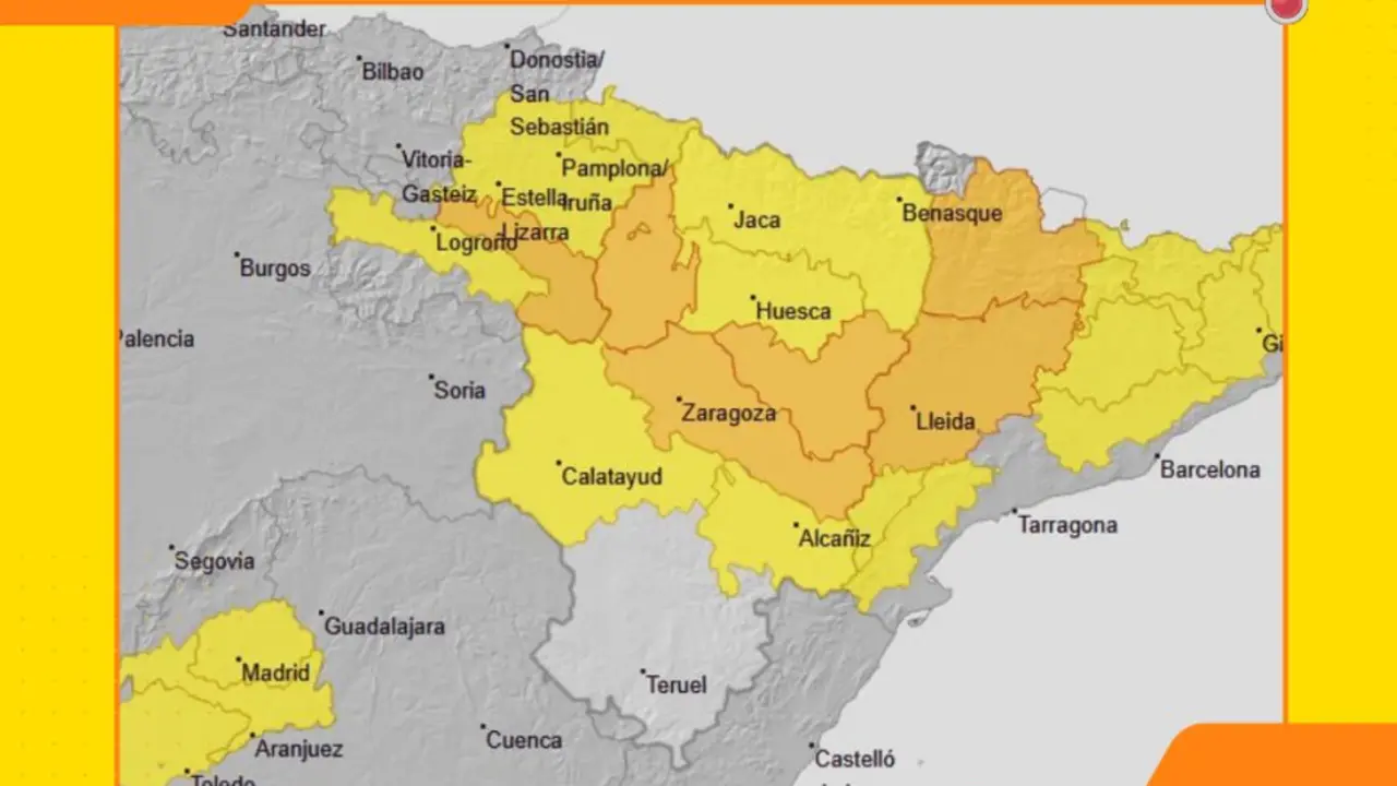 20260709 Aragon altas temperaturas alertas