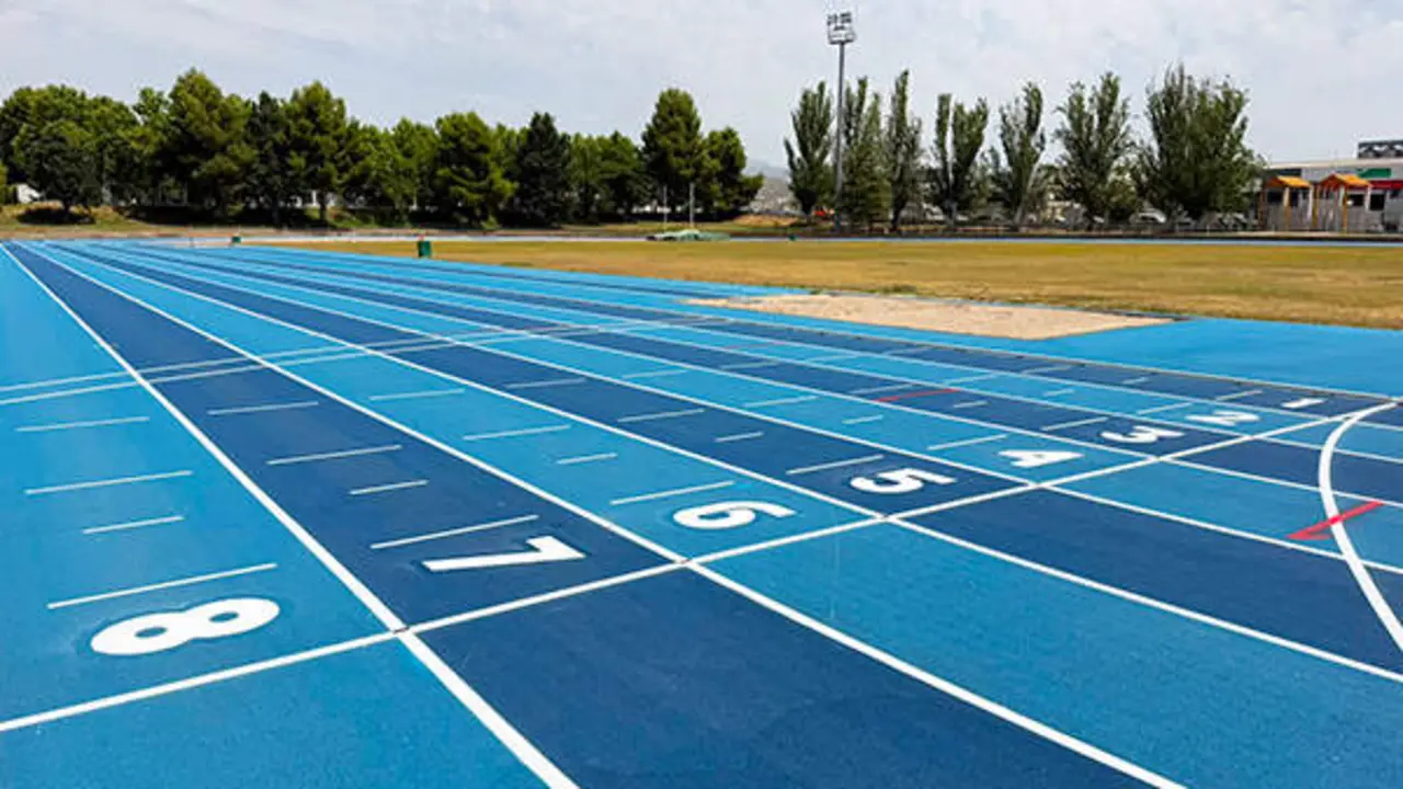 20260713 Huesca Pistas atletismo pintadas