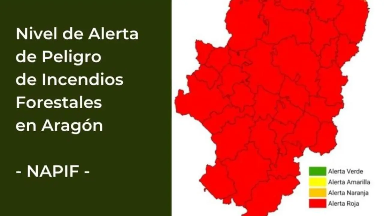 20260721 incendios alerta roja aragon