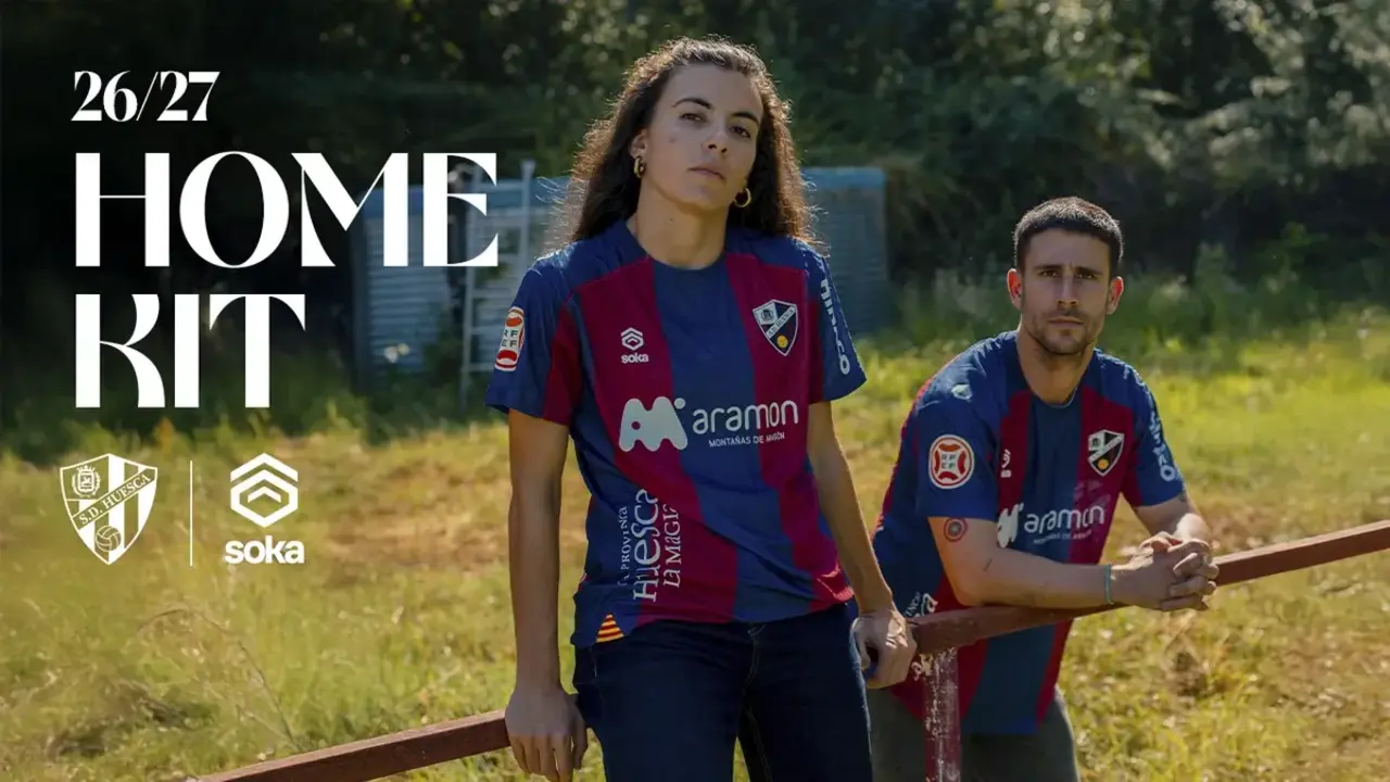 20260722 equipacion SD Huesca primera equipacion